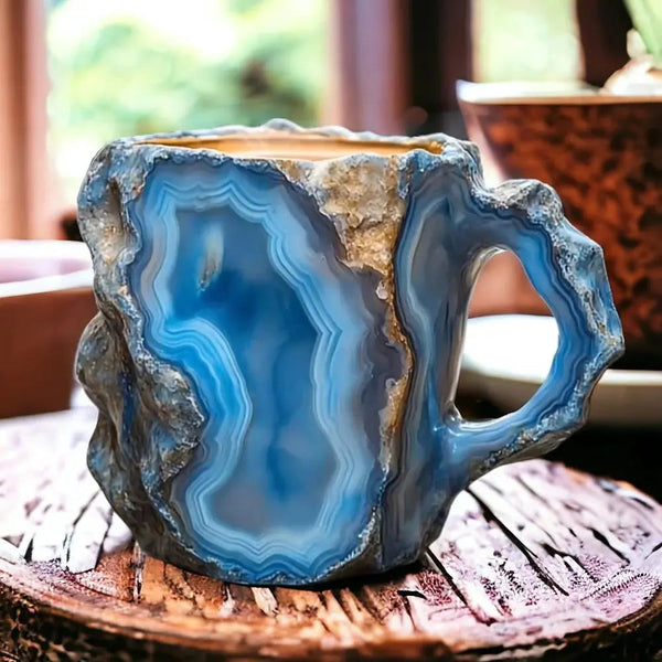 Cești de cafea din mineral infuzat cu cristal