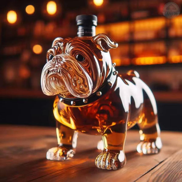 Ploscă pentru whiskey - Ediția Buldog