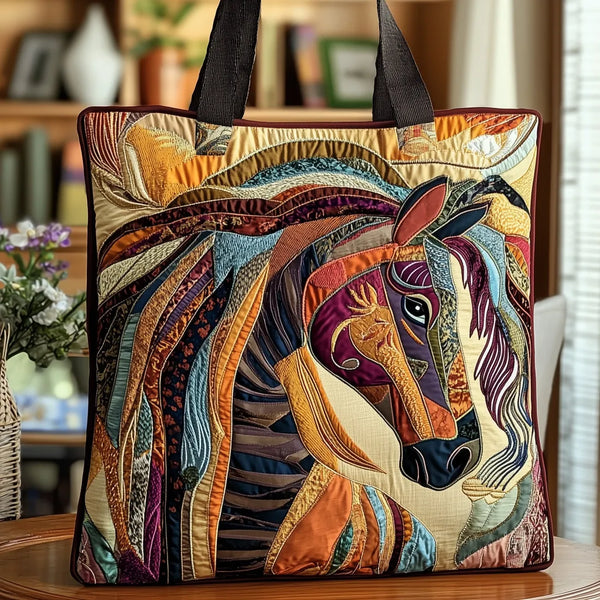 Geantă Artizanală - Cal Mozaic Multicolour