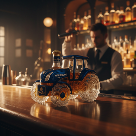 Carafă pentru whiskey - Ediția New Holland T7
