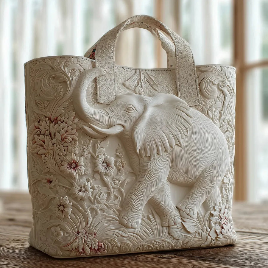 Geantă artizanală - Elefant