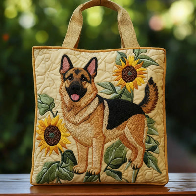 Geantă Artizanală - Ciobănesc German Floral