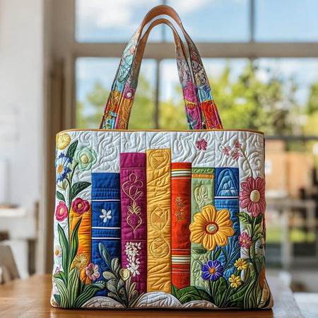 Geantă Artizanală - Bibliotecă Florală