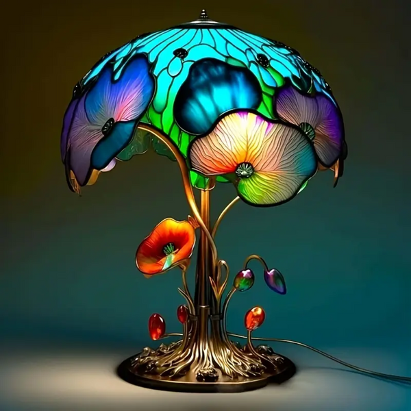 Lampă Florală Ciupercă Boho Chic