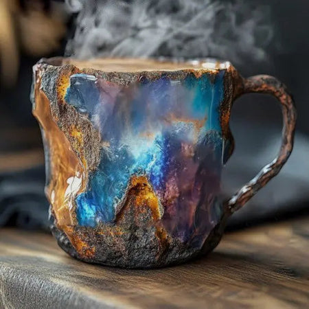 Cești de cafea din mineral infuzat cu cristal