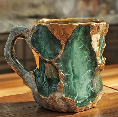Cești de cafea din mineral infuzat cu cristal