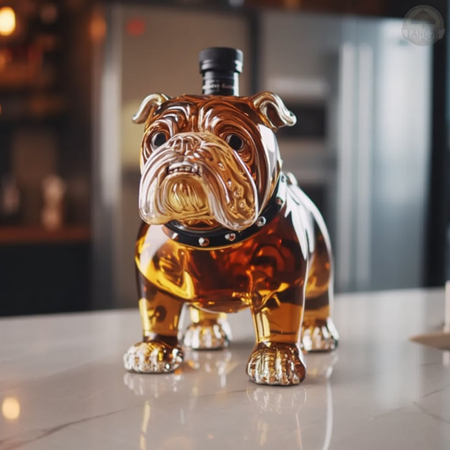 Ploscă pentru whiskey - Ediția Buldog