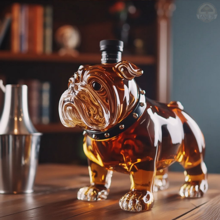 Ploscă pentru whiskey - Ediția Buldog