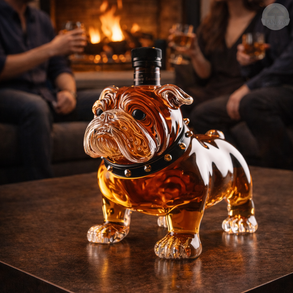 Ploscă pentru whiskey - Ediția Buldog