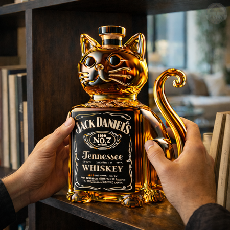 Decantor de Whiskey - Ediția Pisică
