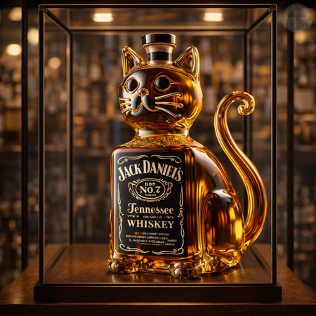 Decantor de Whiskey - Ediția Pisică