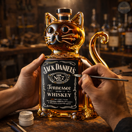 Decantor de Whiskey - Ediția Pisică