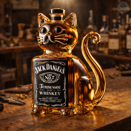 Decantor de Whiskey - Ediția Pisică