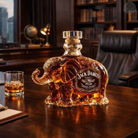 Carafă pentru whisky - Ediția Elefant