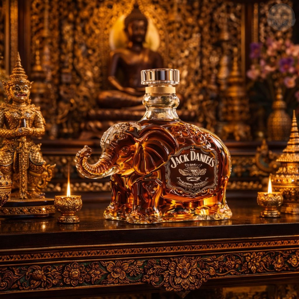 Carafă pentru whisky - Ediția Elefant