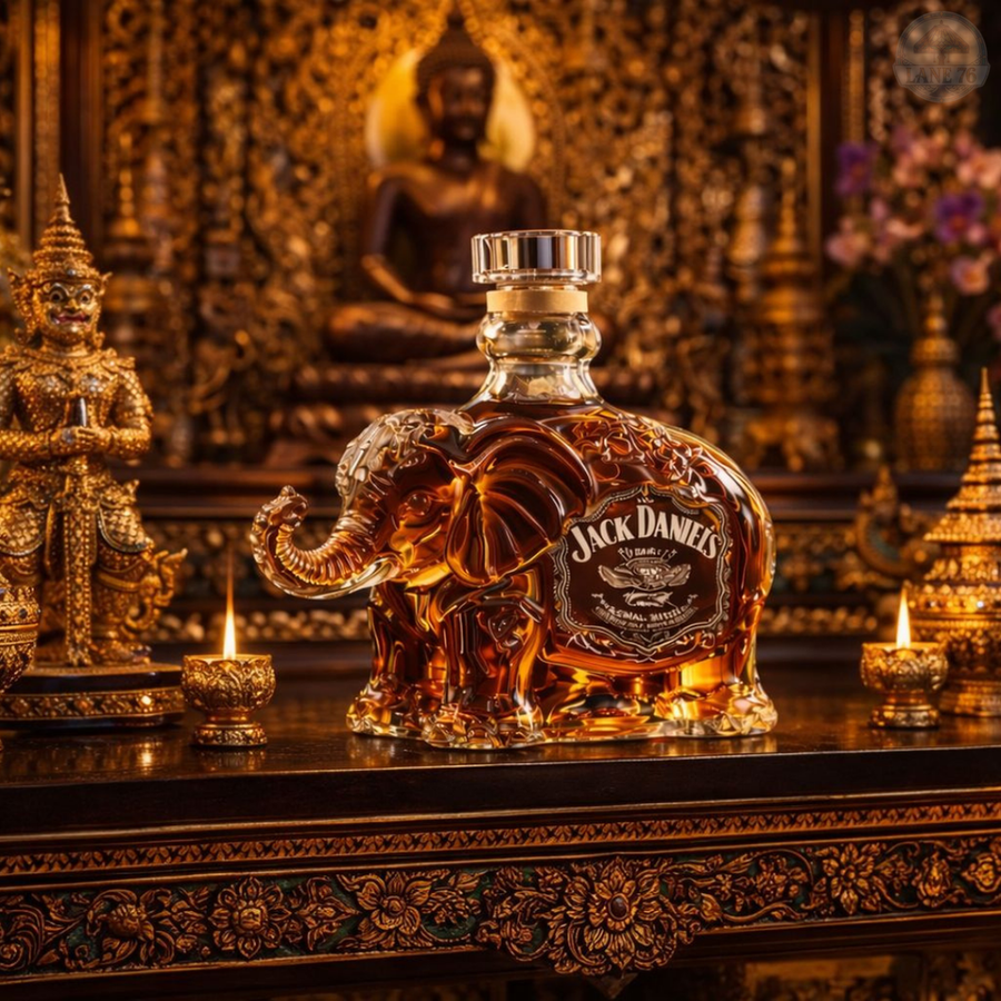 Carafă pentru whisky - Ediția Elefant