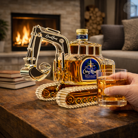 Carafă pentru whiskey - Ediția Excavator