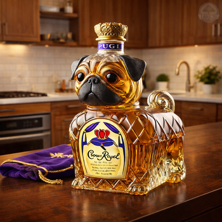 Decantor de Whiskey - Ediție Bulldog Francez