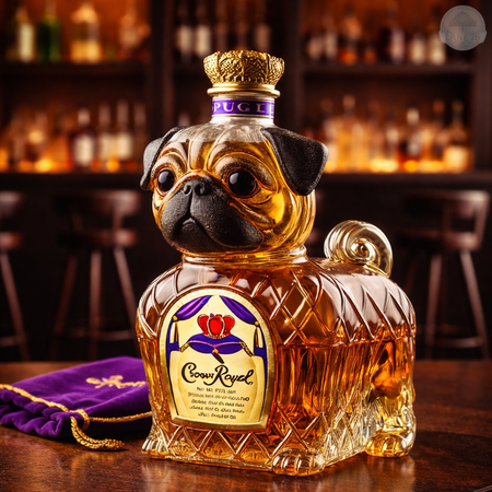 Decantor de Whiskey - Ediție Bulldog Francez