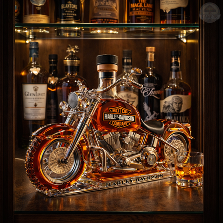 Decantor de whisky - Ediție Harley-Davidson