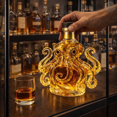 Decantor de Whiskey - Ediția Caracatiță