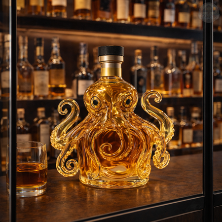 Decantor de Whiskey - Ediția Caracatiță