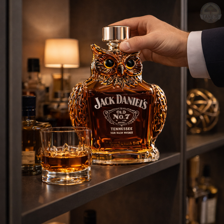 Carafă pentru whiskey - Ediția Bufniță