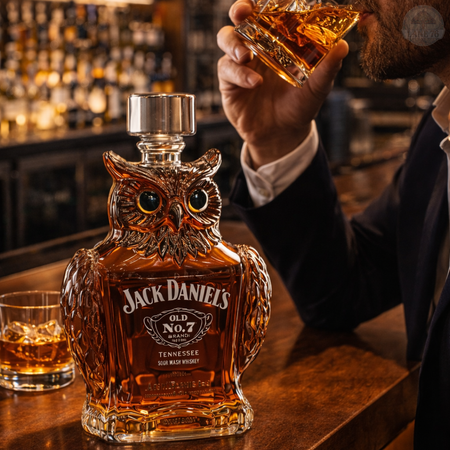 Carafă pentru whiskey - Ediția Bufniță