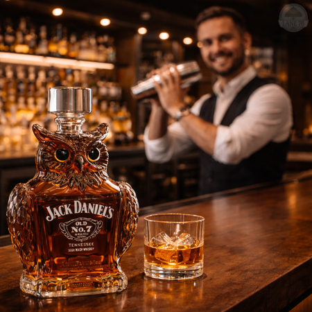Carafă pentru whiskey - Ediția Bufniță