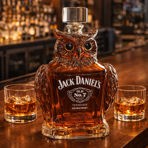Carafă pentru whiskey - Ediția Bufniță