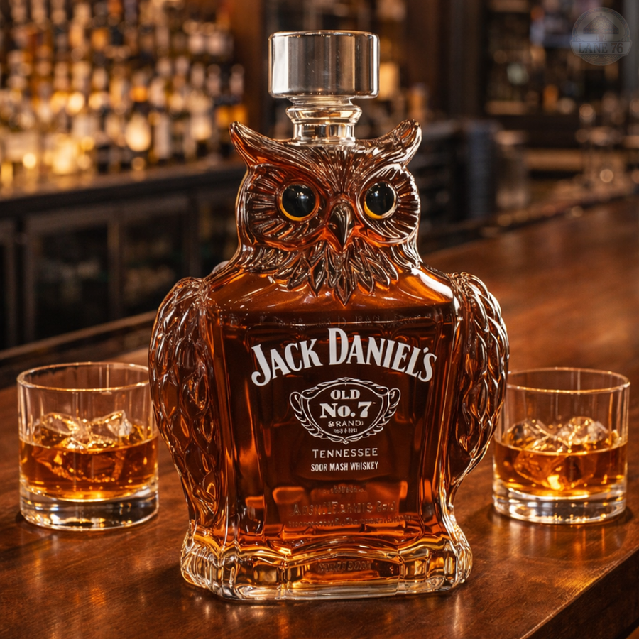 Carafă pentru whiskey - Ediția Bufniță