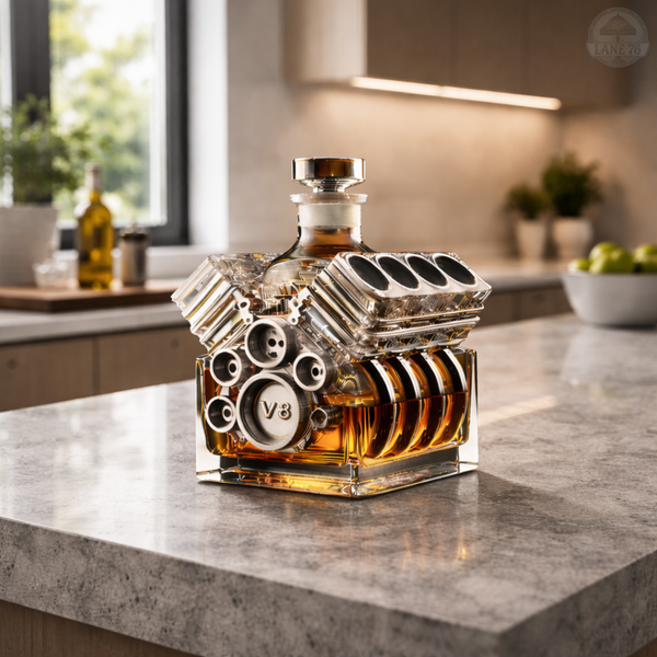 Decantor de Whiskey - Ediție Motor V8
