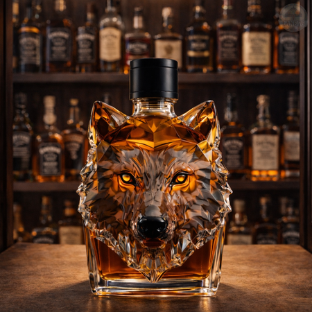 Decantor pentru Whiskey - Ediția Lup