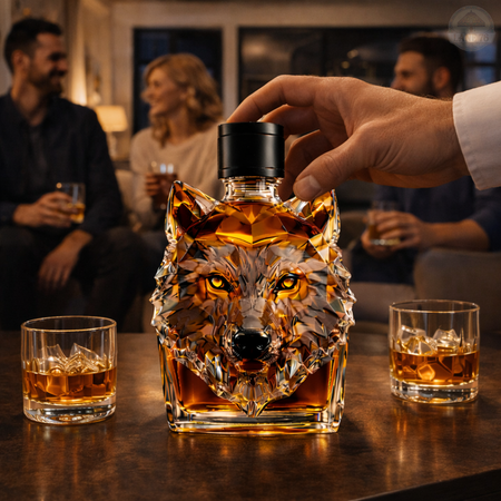 Decantor pentru Whiskey - Ediția Lup