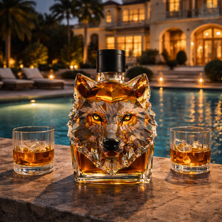 Decantor pentru Whiskey - Ediția Lup