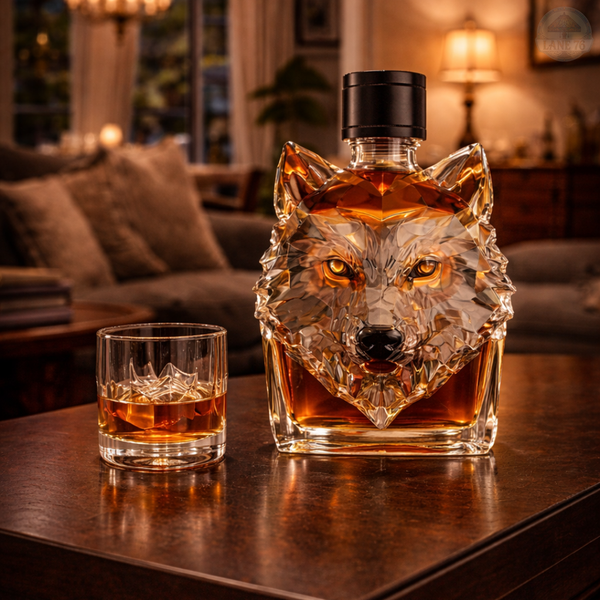Decantor pentru Whiskey - Ediția Lup