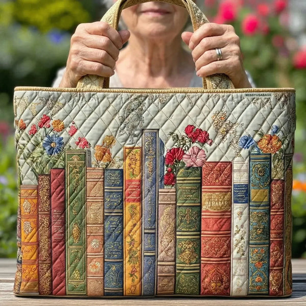 Geantă Matlasată - Biblioteca Fermecată